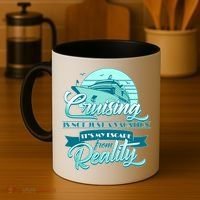 Cruising Vacation Escape From reality Coffee Mug thumb 4