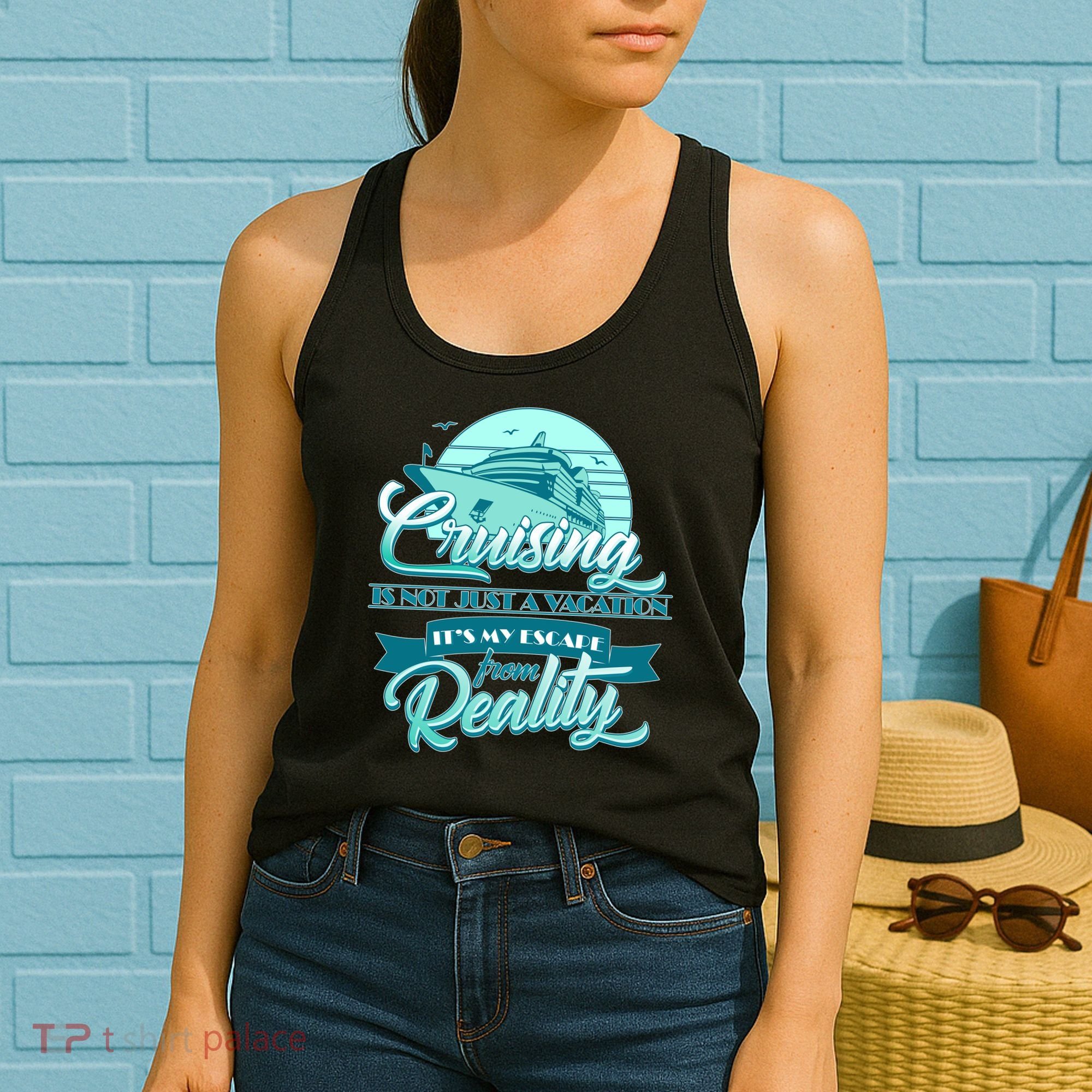 Cruising Vacation Escape From reality Women's Tank Top