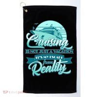 Cruising Vacation Escape From reality Golf Towel thumb 0