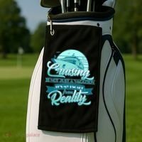 Cruising Vacation Escape From reality Golf Towel thumb 2