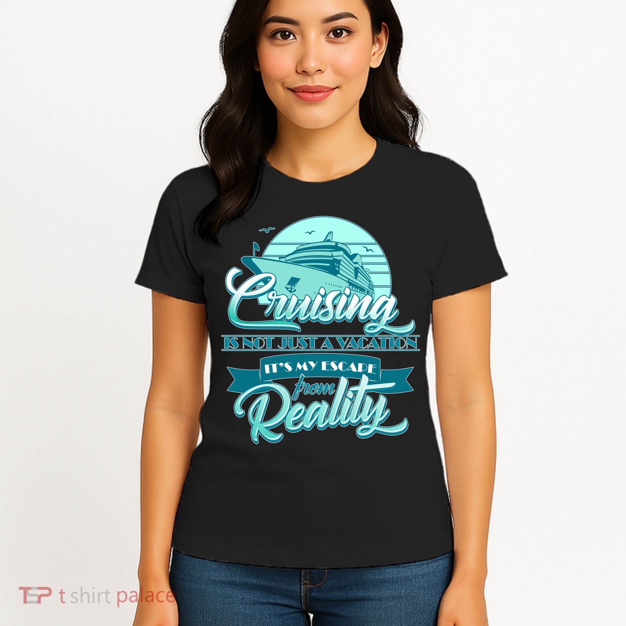 Cruising Vacation Escape From reality Women's T-Shirt