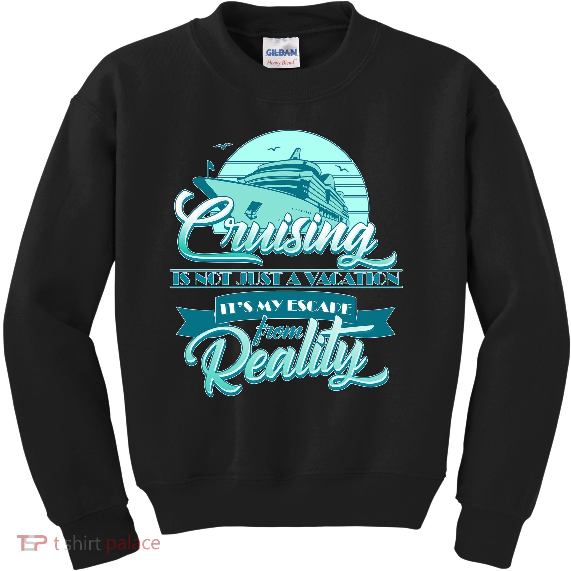 Cruising Vacation Escape From reality Kids Sweatshirt