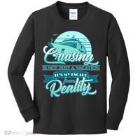 Cruising Vacation Escape From reality Kids Long Sleeve Shirt thumb 0