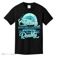 Cruising Vacation Escape From reality Kids T-Shirt thumb 0