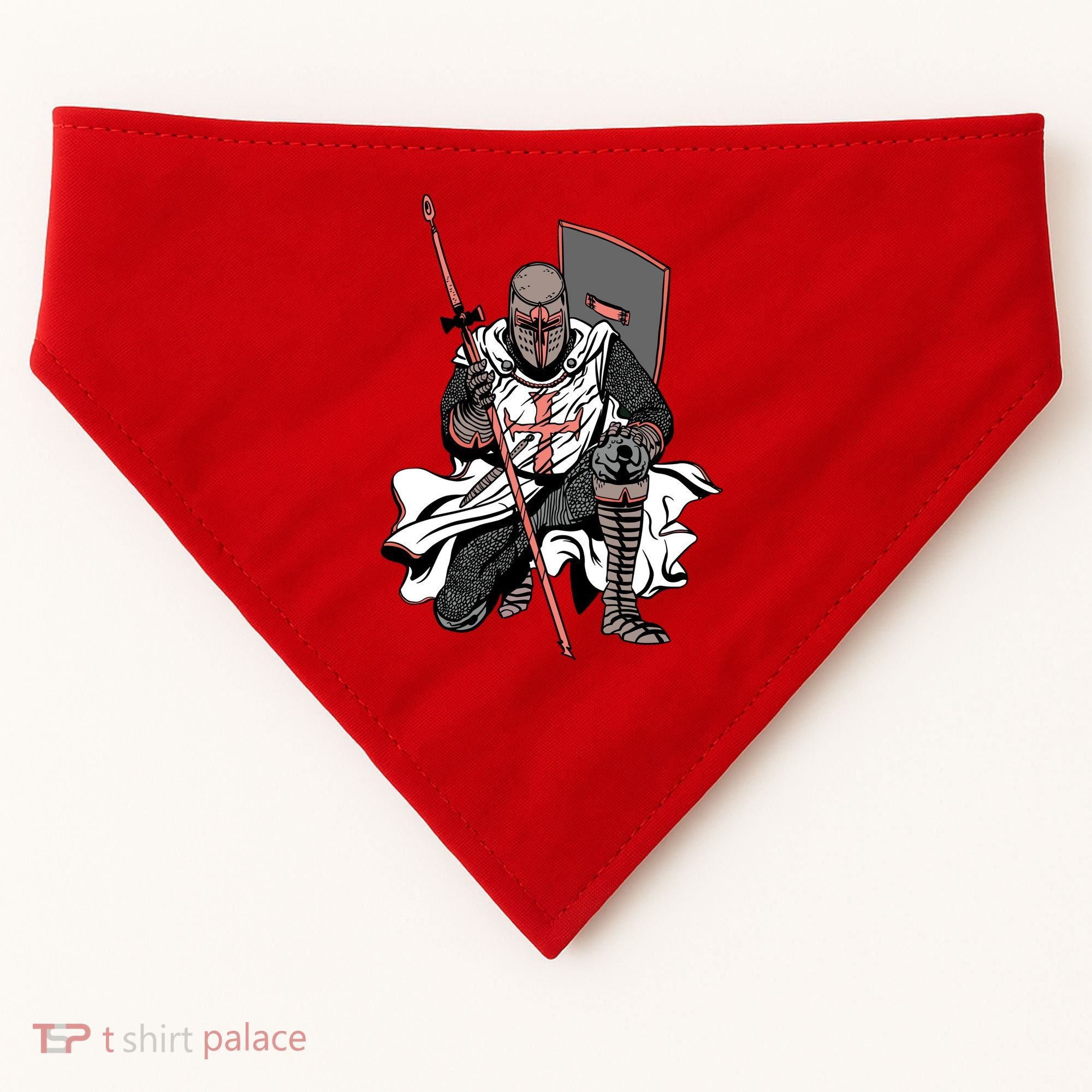 Crusader Knight USA-Made Doggie Bandana