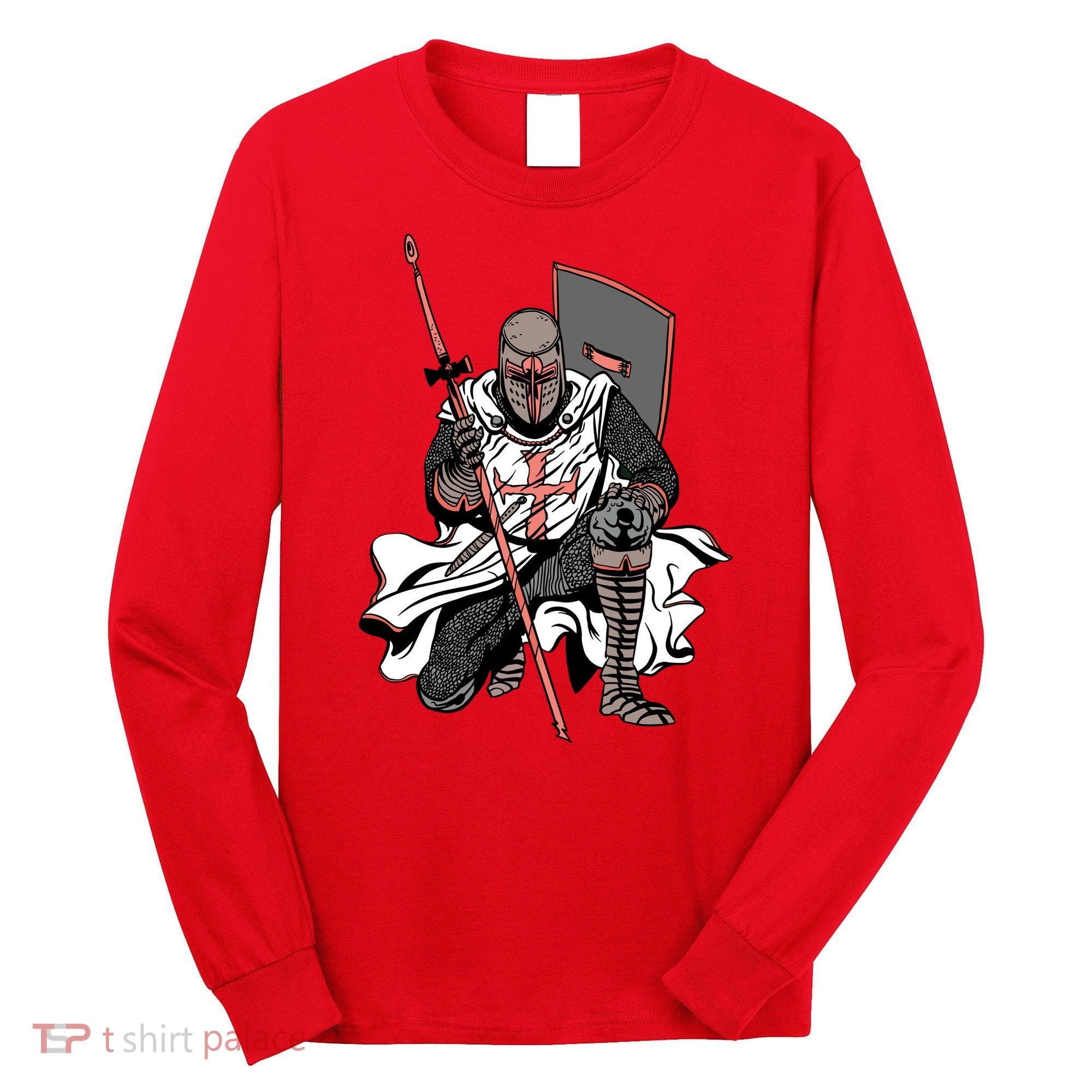 Crusader Knight Long Sleeve Shirt