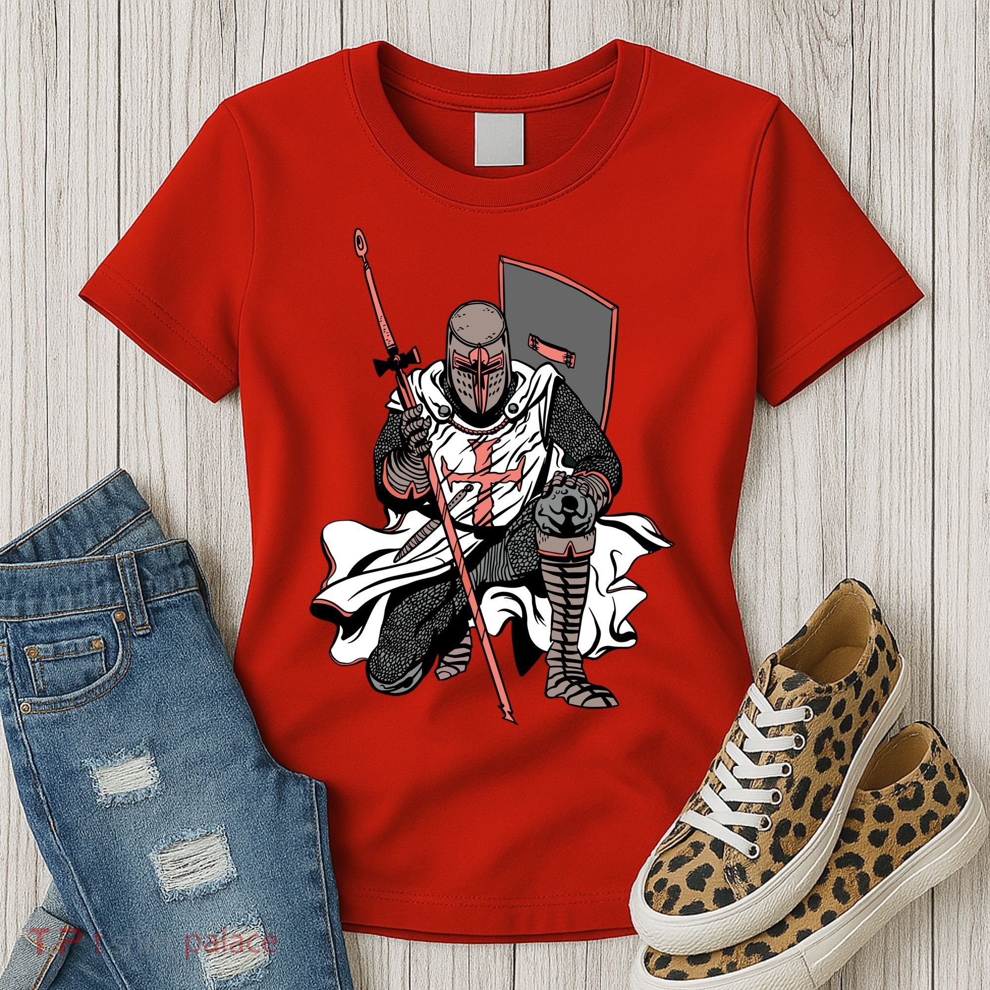 Crusader Knight Women's T-Shirt