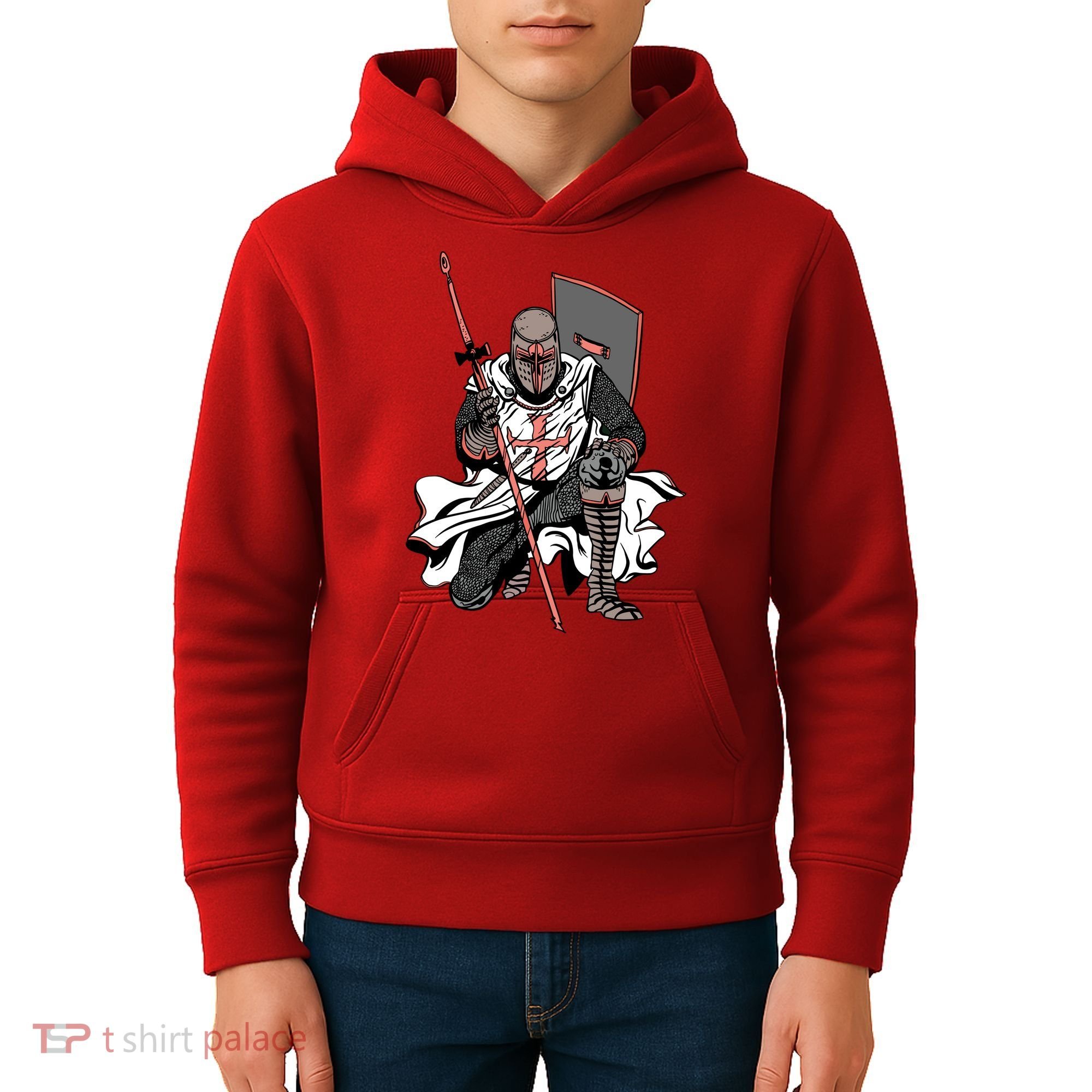 Crusader Knight Kids Hoodie