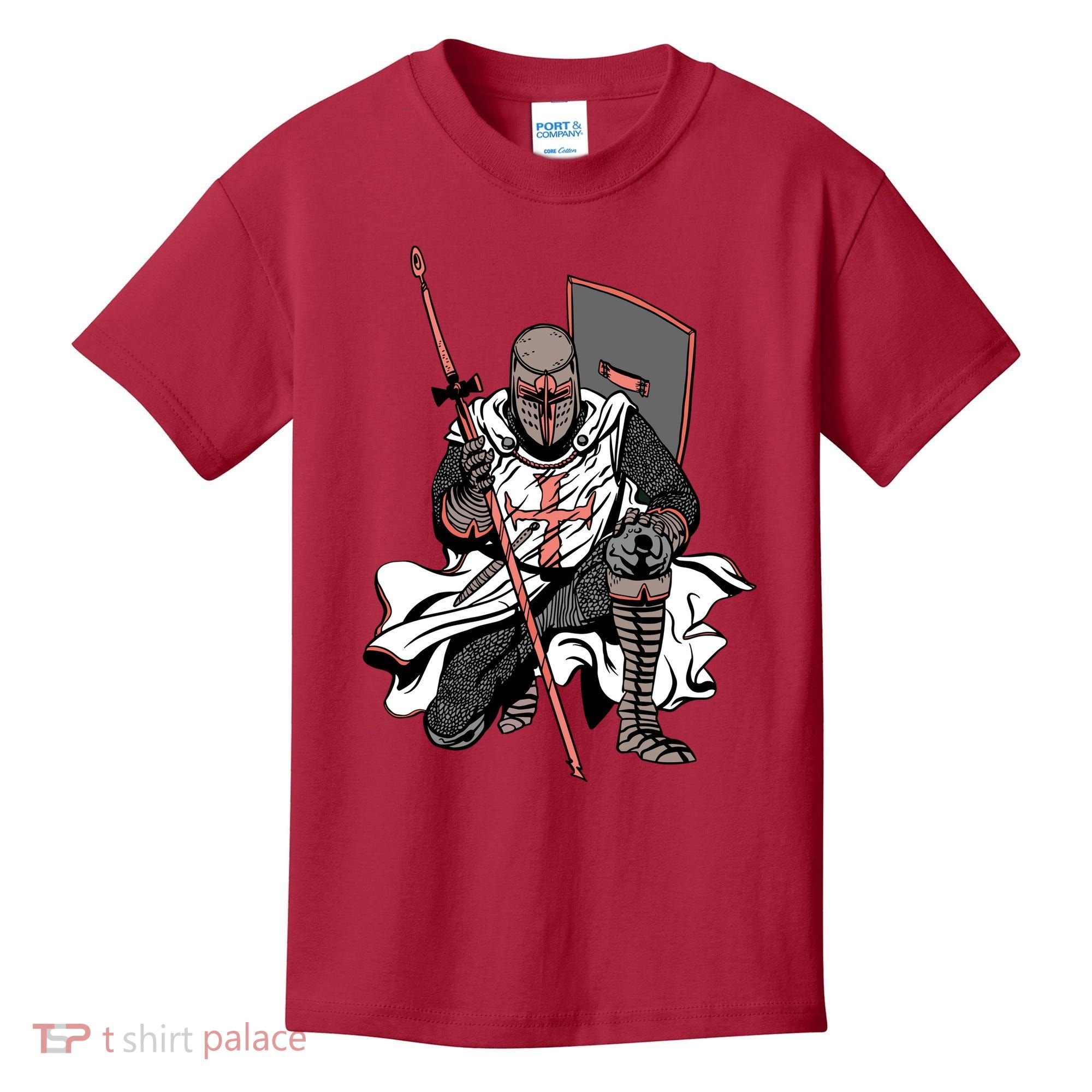Crusader Knight Kids T-Shirt