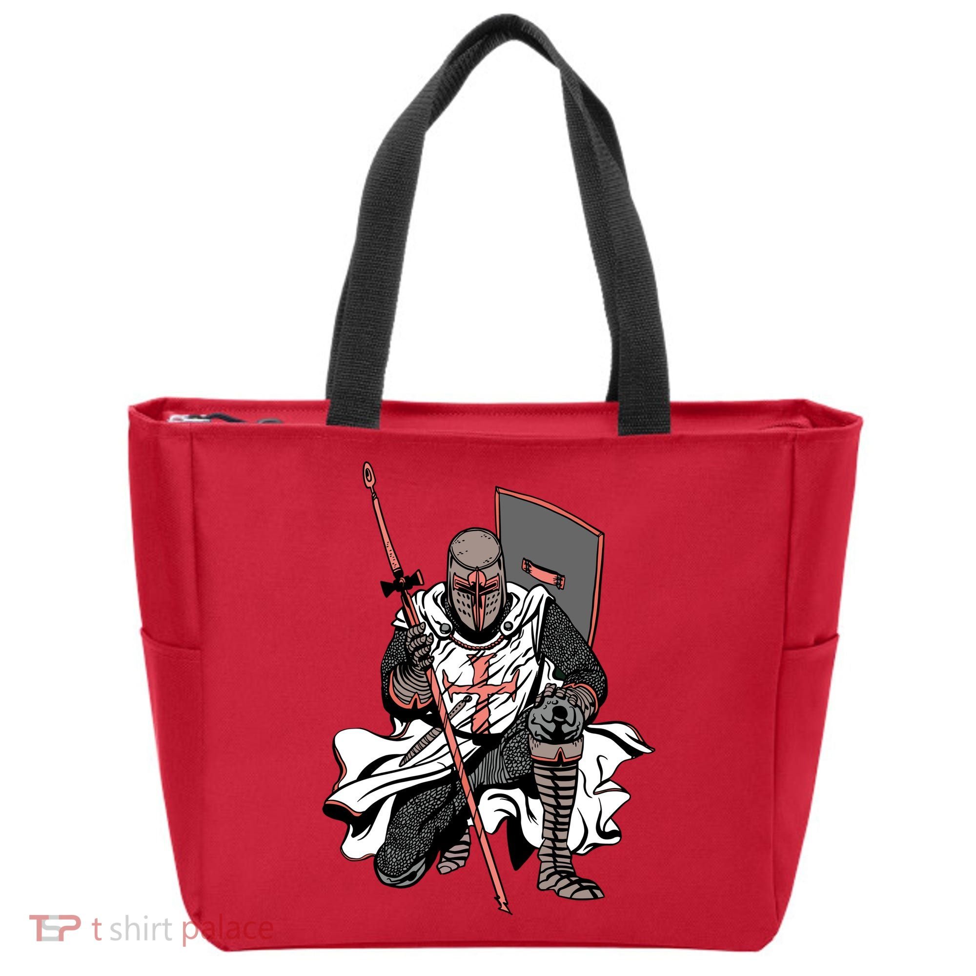 Crusader Knight Tote Bag