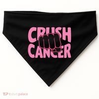 Crush Cancer USA-Made Doggie Bandana thumb 0