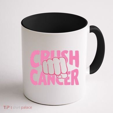 Crush Cancer Coffee Mug back
