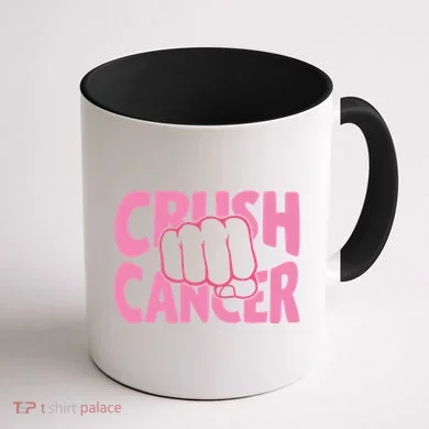 Crush Cancer Coffee Mug back