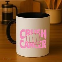 Crush Cancer Coffee Mug thumb 4