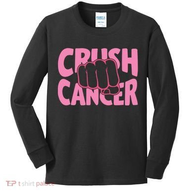 Crush Cancer Kids Long Sleeve Shirt