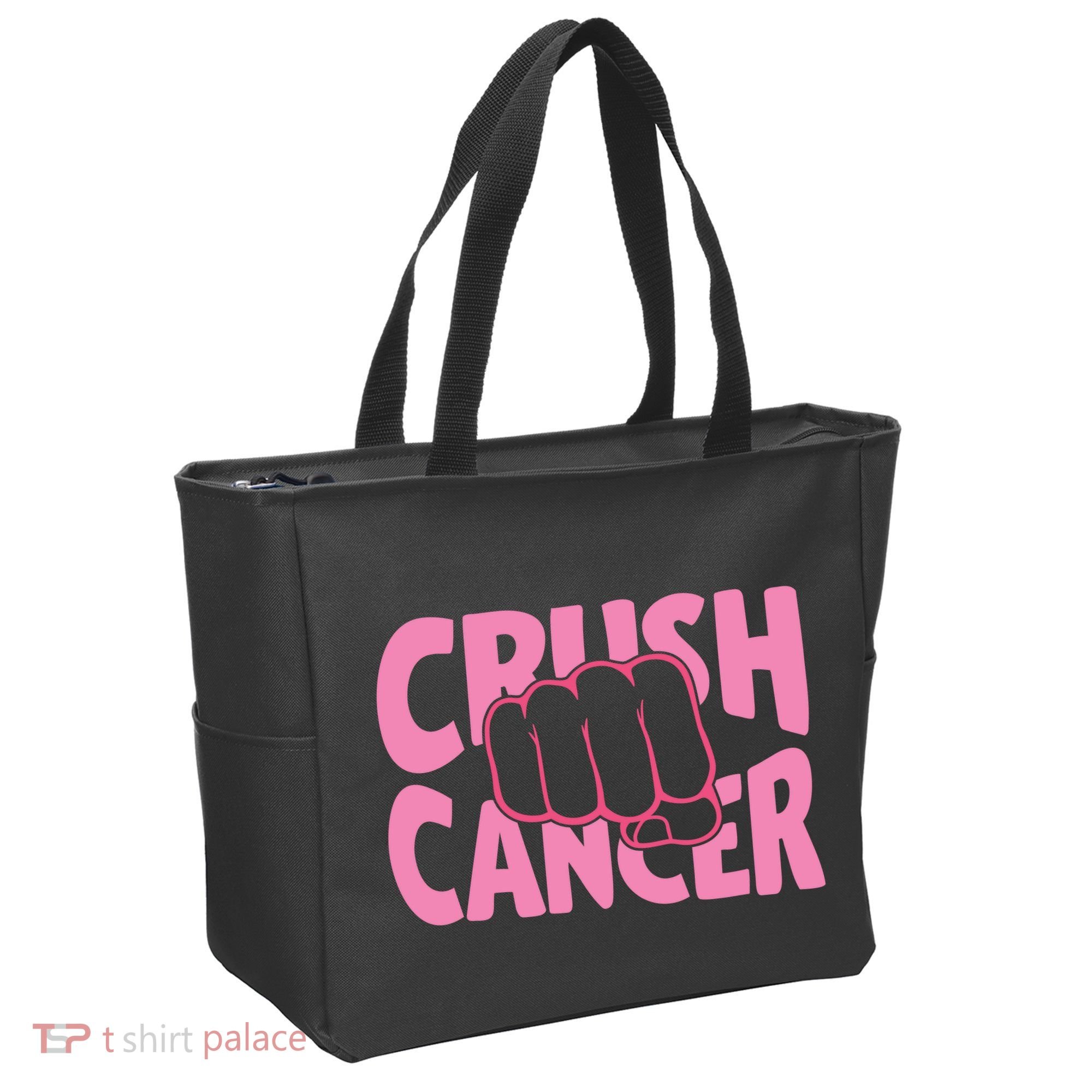 Crush Cancer Tote Bag