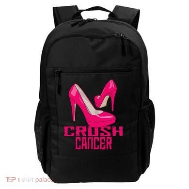 Crush Cancer With Pink Heels Backpack