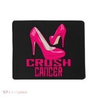 Crush Cancer With Pink Heels Mousepad thumb 0
