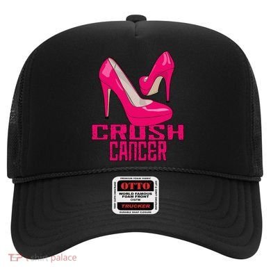 Crush Cancer With Pink Heels Hat