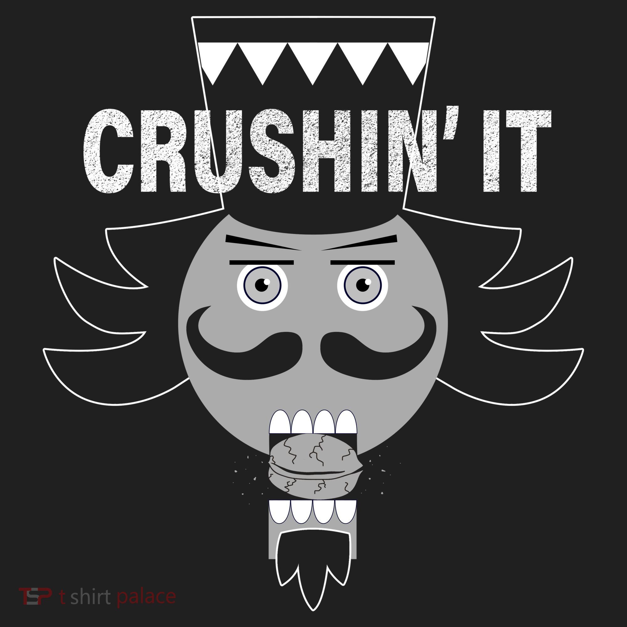 Crushin' It Funny Nutcrackers Christmas Women's Sweatshirt