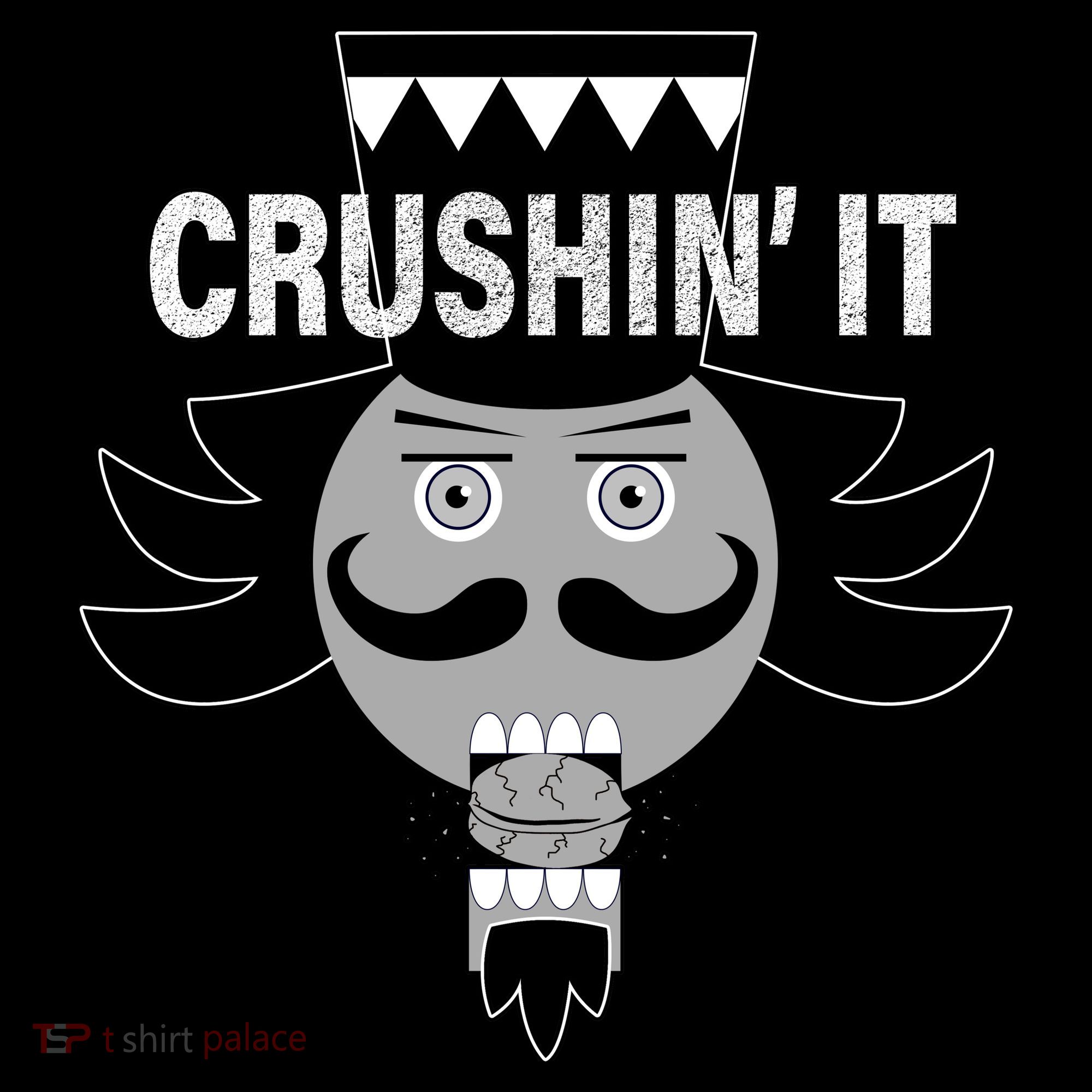 Crushin' It Funny Nutcrackers Christmas Coffee Mug