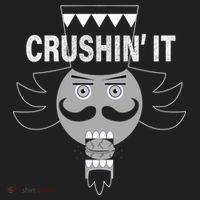 Crushin' It Funny Nutcrackers Christmas Golf Towel thumb 3