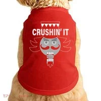 Crushin' It Funny Nutcrackers Christmas Doggie Tank thumb 0