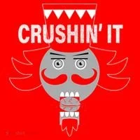 Crushin' It Funny Nutcrackers Christmas Coaster thumb 2