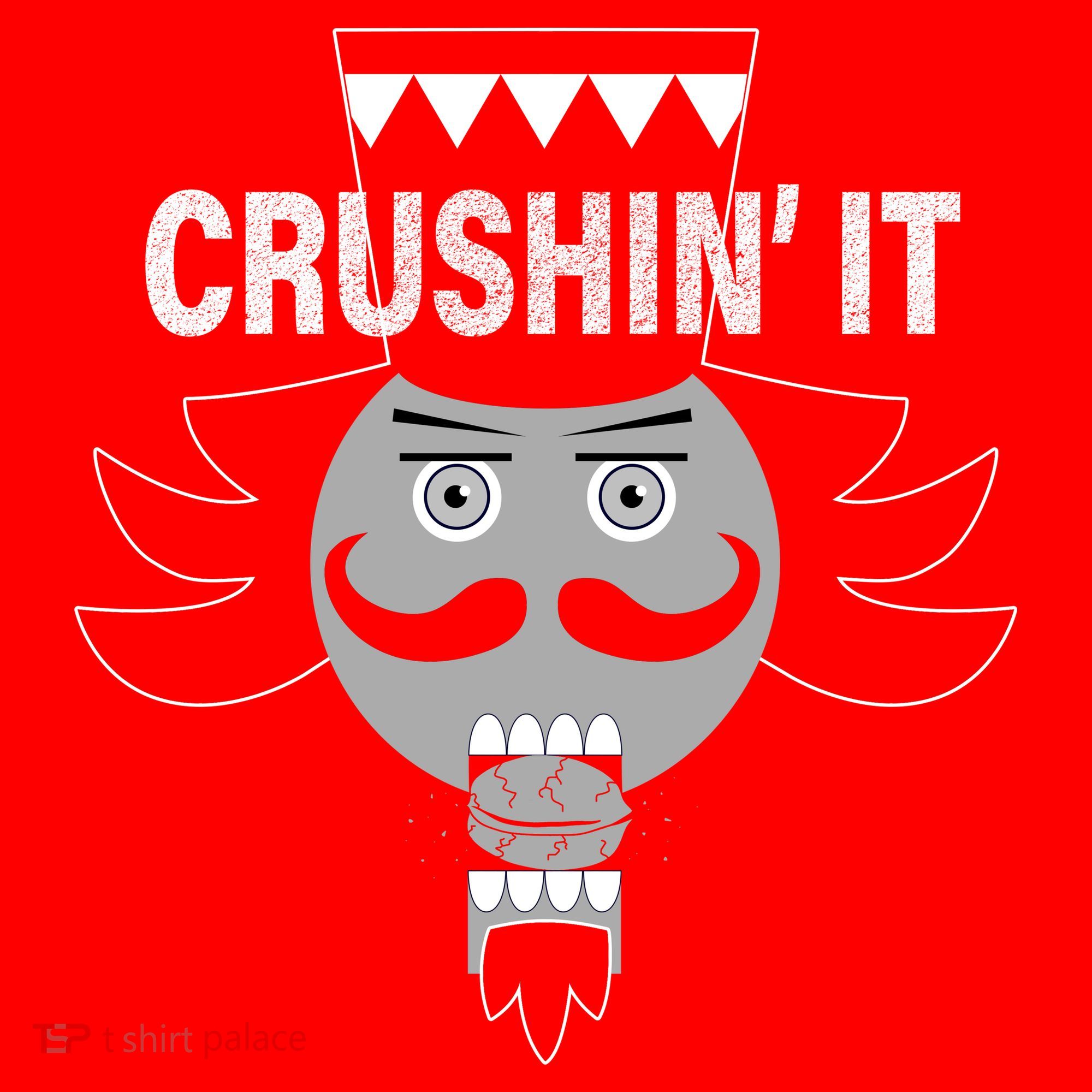 Crushin' It Funny Nutcrackers Christmas Tank Top