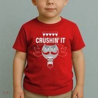 Crushin' It Funny Nutcrackers Christmas Toddler T-Shirt thumb 2