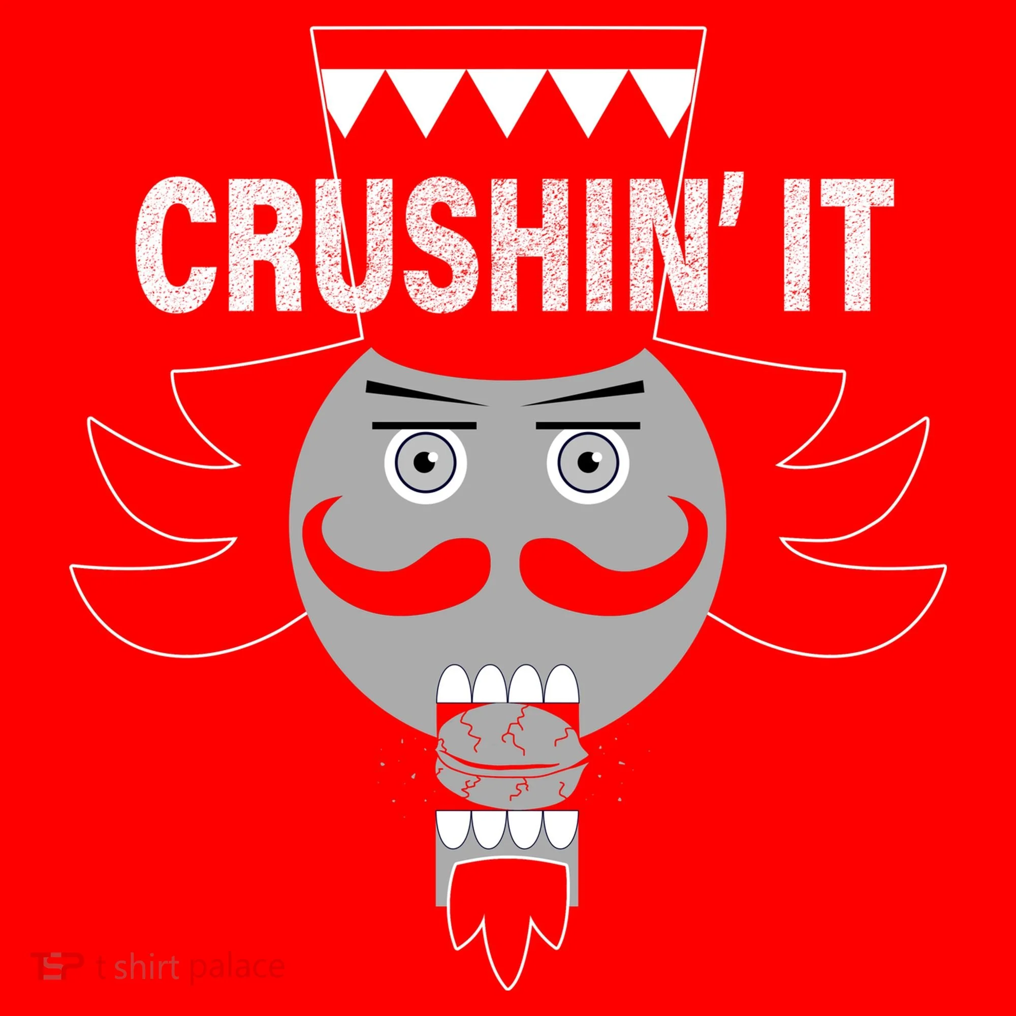 Crushin' It Funny Nutcrackers Christmas Toddler T-Shirt