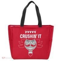 Crushin' It Funny Nutcrackers Christmas Tote Bag thumb 0