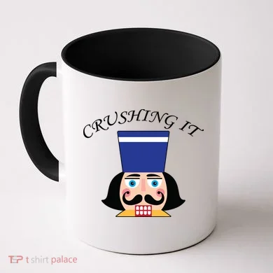 Crushing It! Nutcracker Christmas Coffee Mug