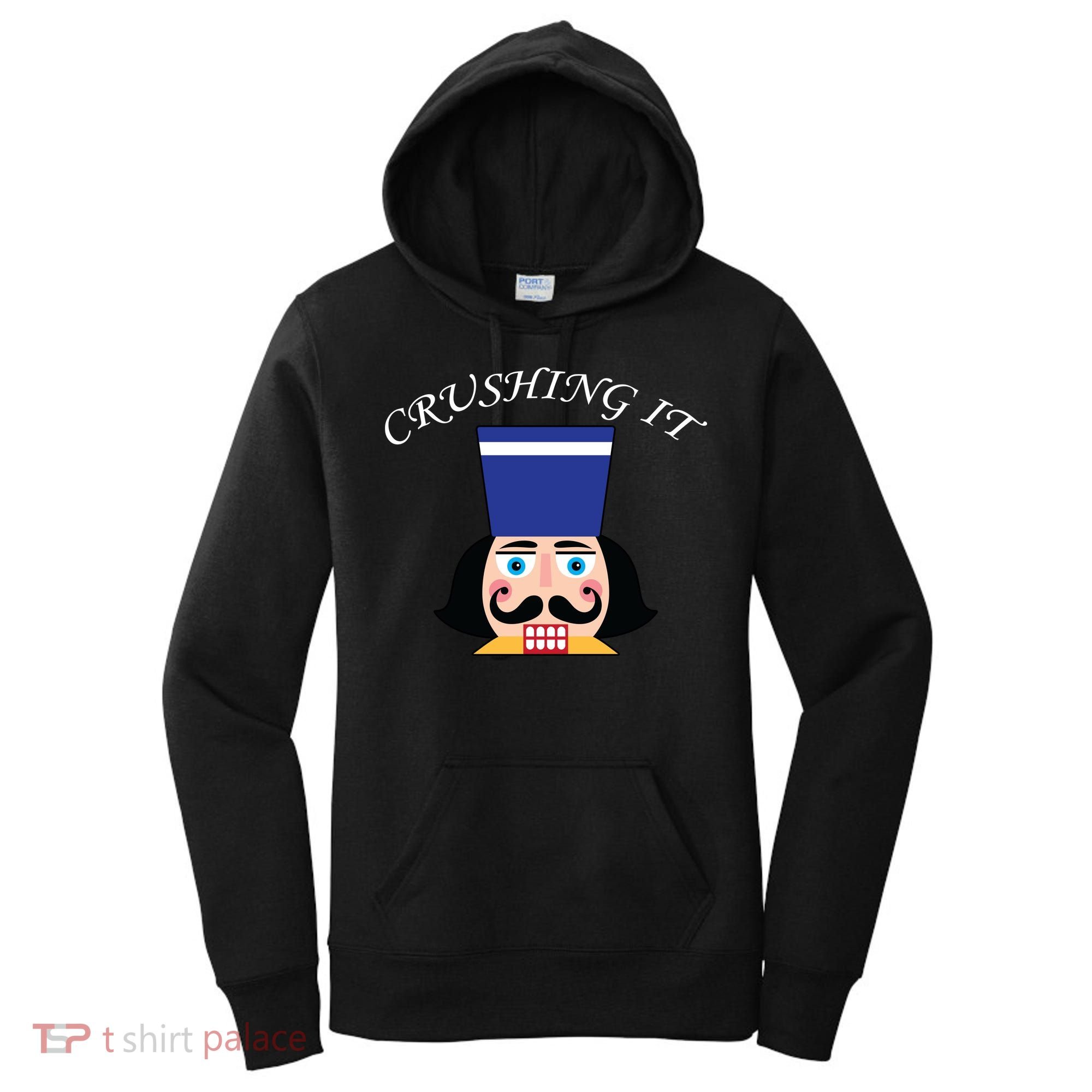 Crushing It! Nutcracker Christmas Women's Hoodie
