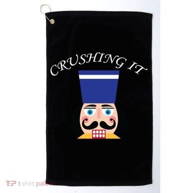 Crushing It! Nutcracker Christmas Golf Towel