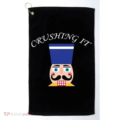 Crushing It! Nutcracker Christmas Golf Towel