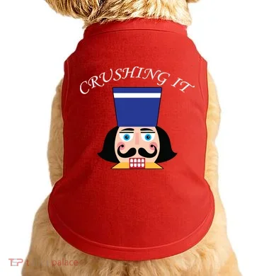 Crushing It! Nutcracker Christmas Doggie Tank