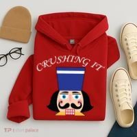 Crushing It! Nutcracker Christmas Hoodie thumb 4