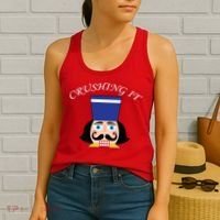 Crushing It! Nutcracker Christmas Women's Tank Top thumb 2