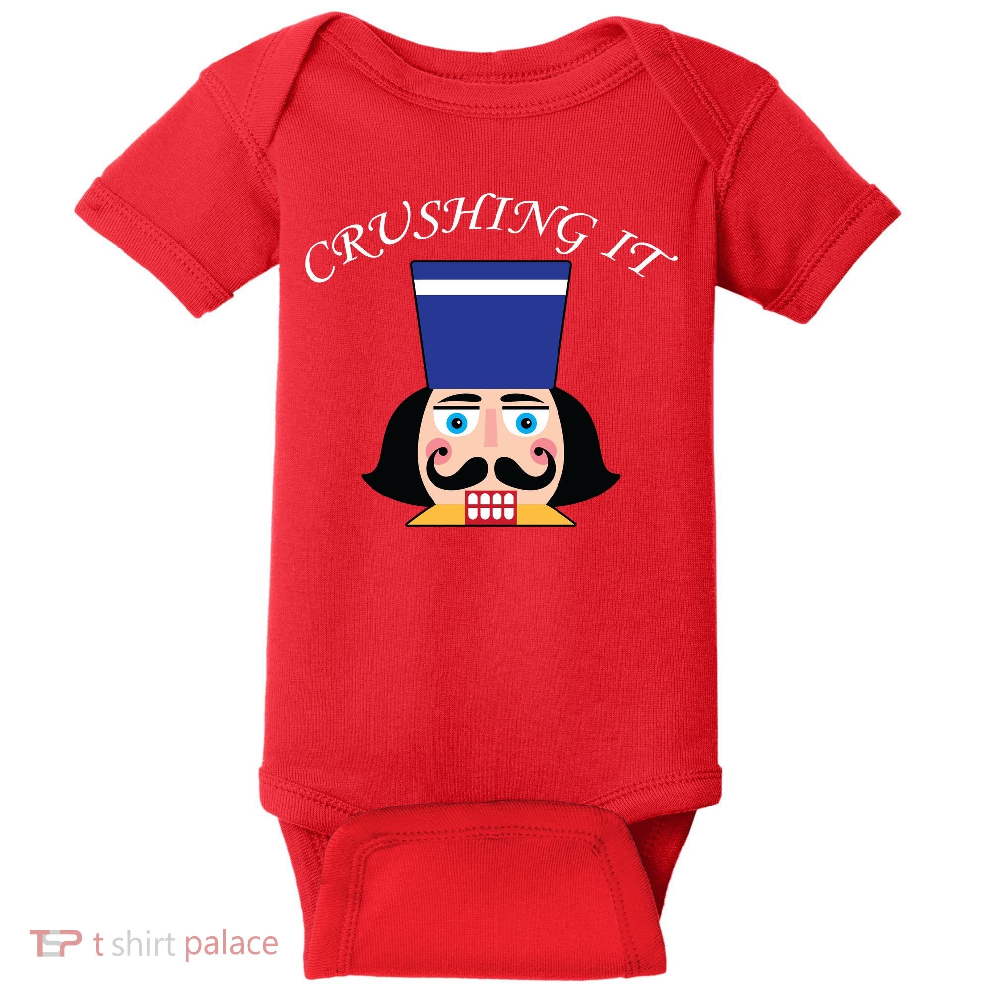 Crushing It! Nutcracker Christmas Baby Bodysuit
