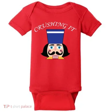 Crushing It! Nutcracker Christmas Baby Bodysuit