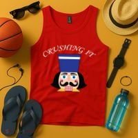 Crushing It! Nutcracker Christmas Tank Top thumb 4