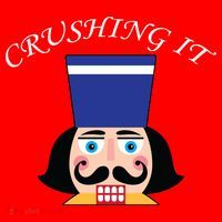 Crushing It! Nutcracker Christmas Kids Long Sleeve Shirt thumb 2