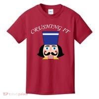 Crushing It! Nutcracker Christmas Kids T-Shirt thumb 0