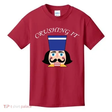 Crushing It! Nutcracker Christmas Kids T-Shirt