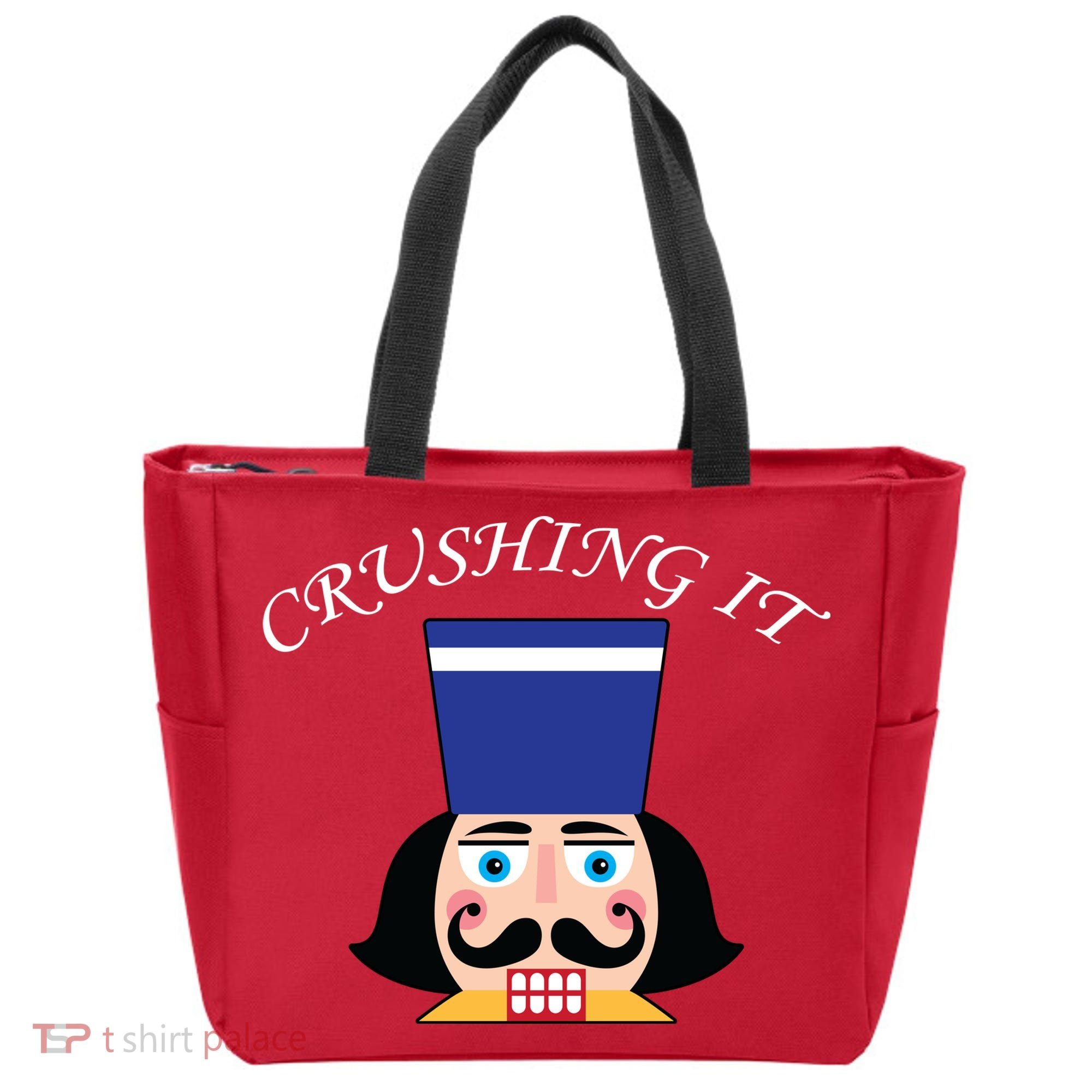Crushing It! Nutcracker Christmas Tote Bag