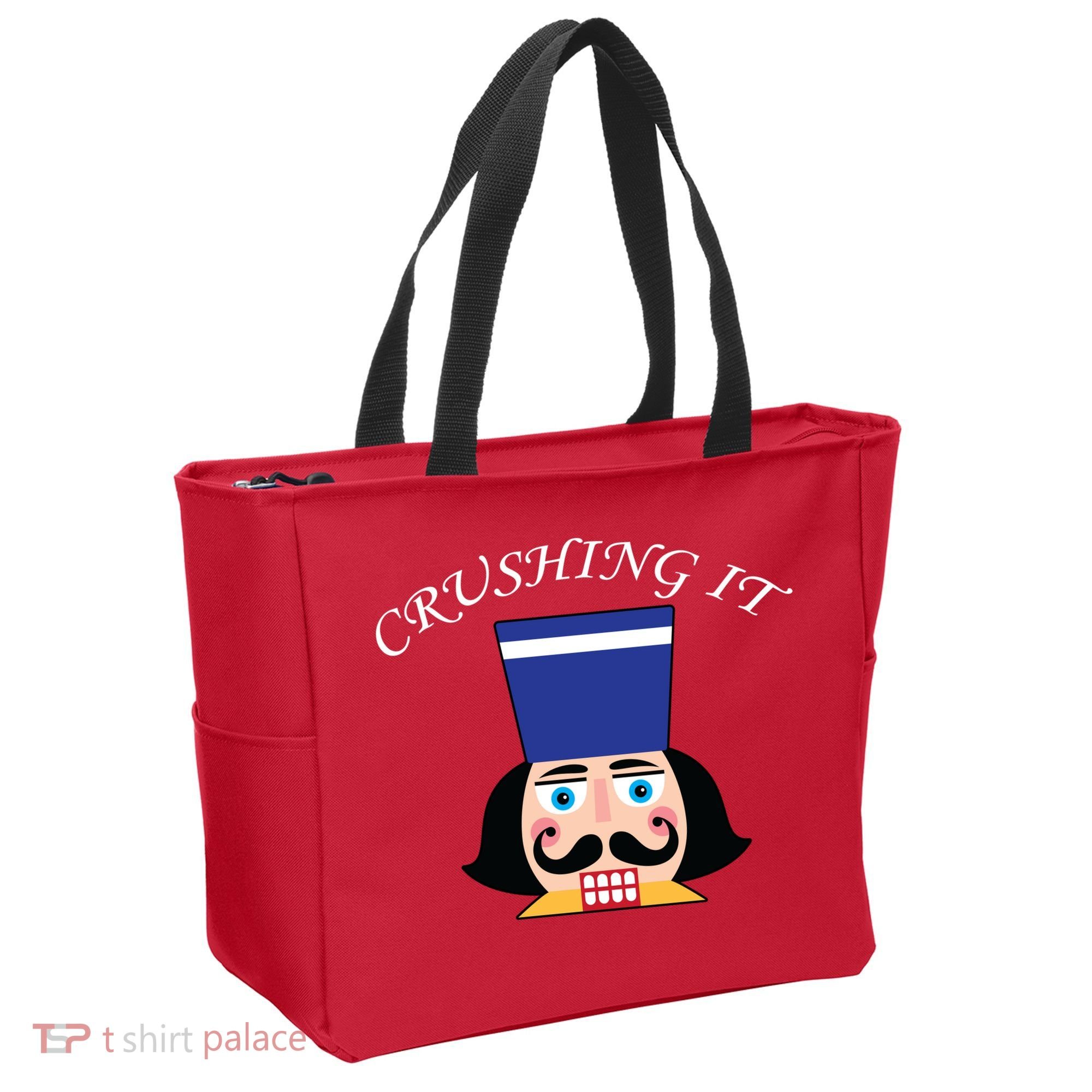 Crushing It! Nutcracker Christmas Tote Bag