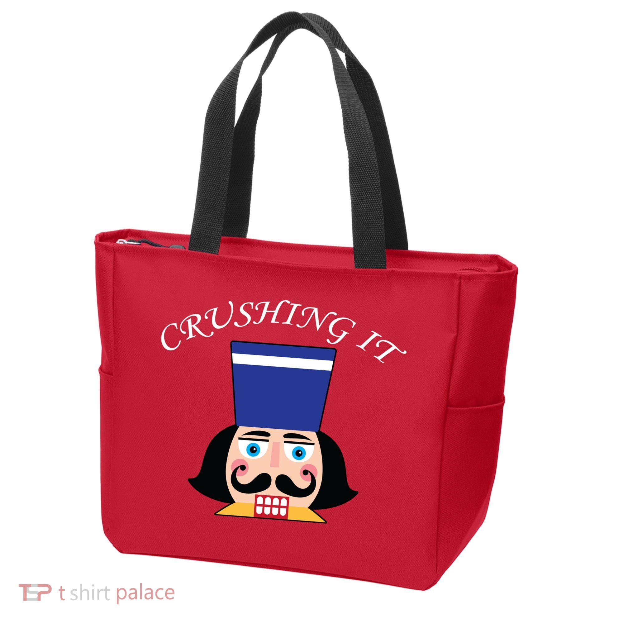 Crushing It! Nutcracker Christmas Tote Bag
