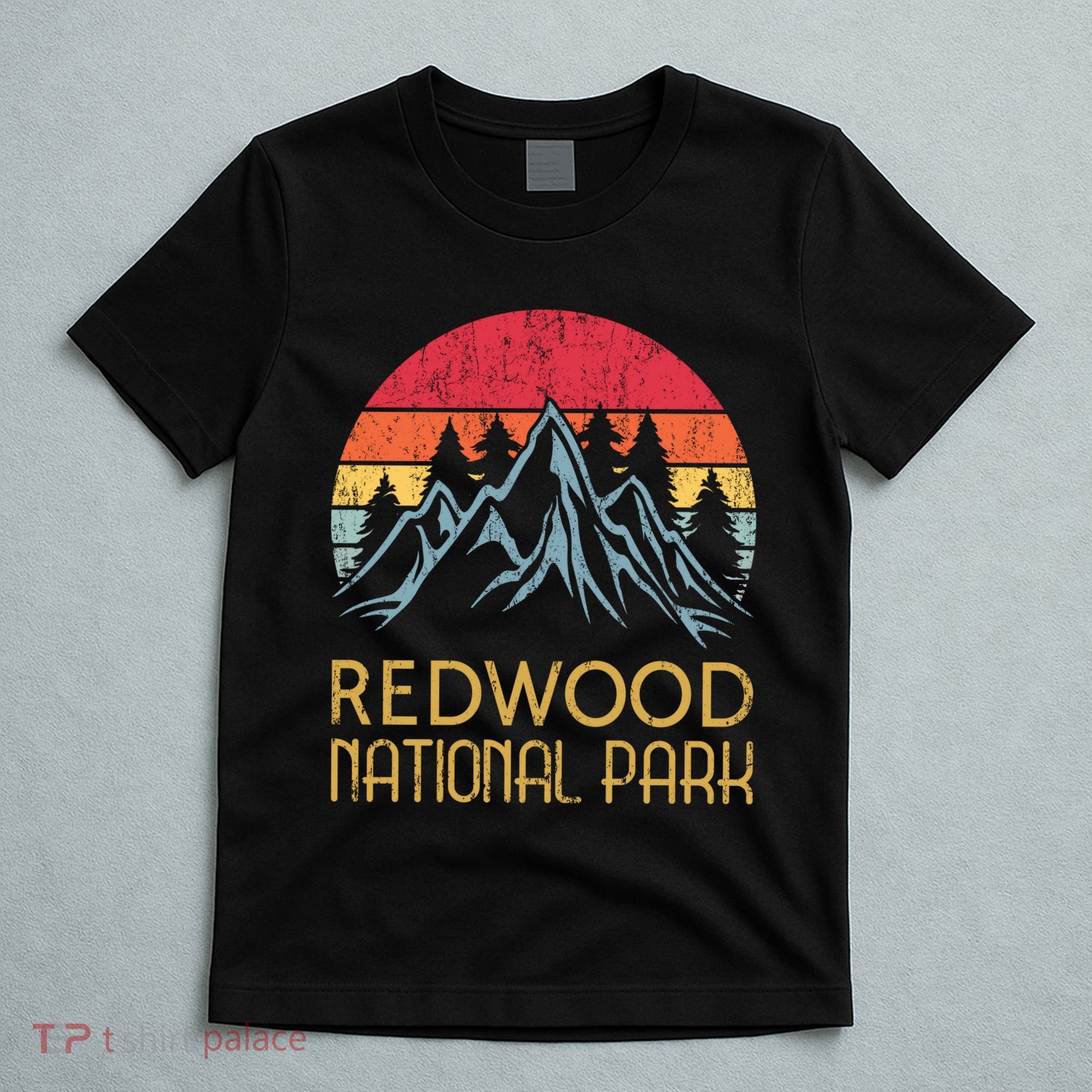 California Retro Vintage Redwood National Park T-Shirt