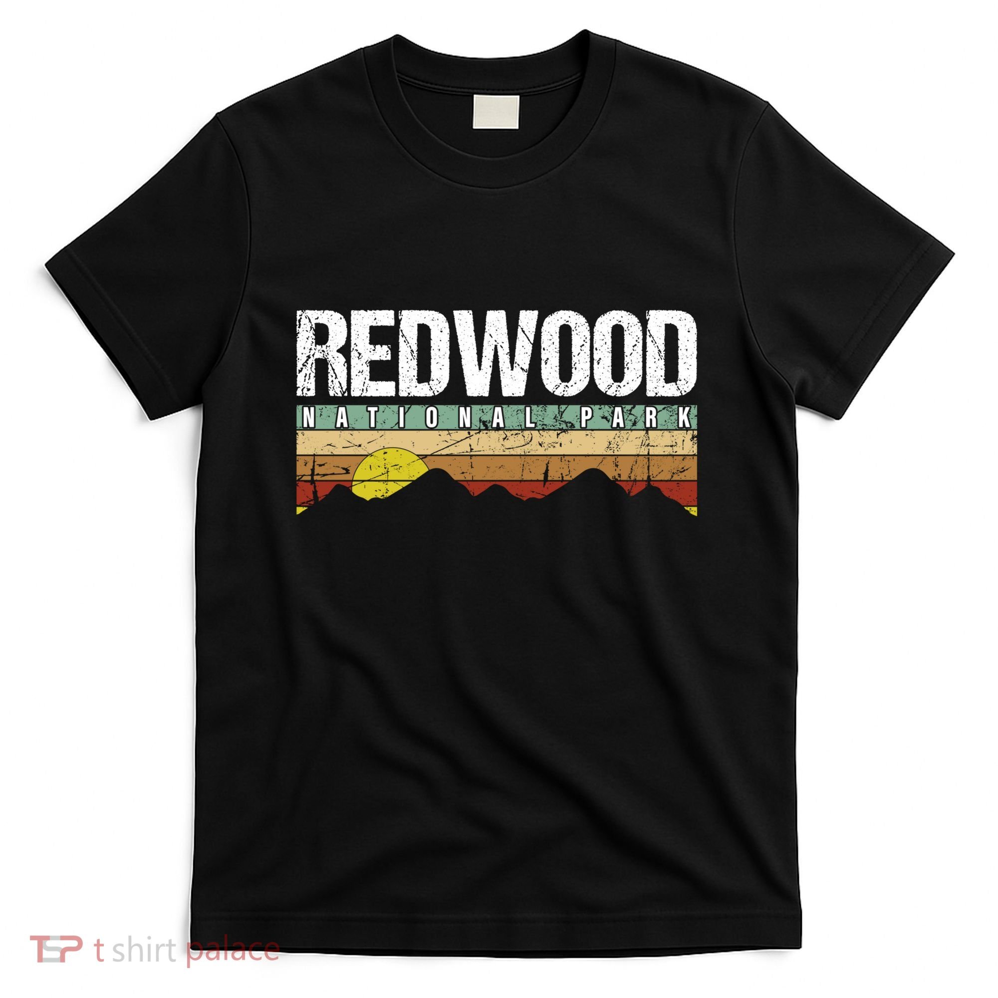 California Retro Vintage Redwood National Park T-Shirt